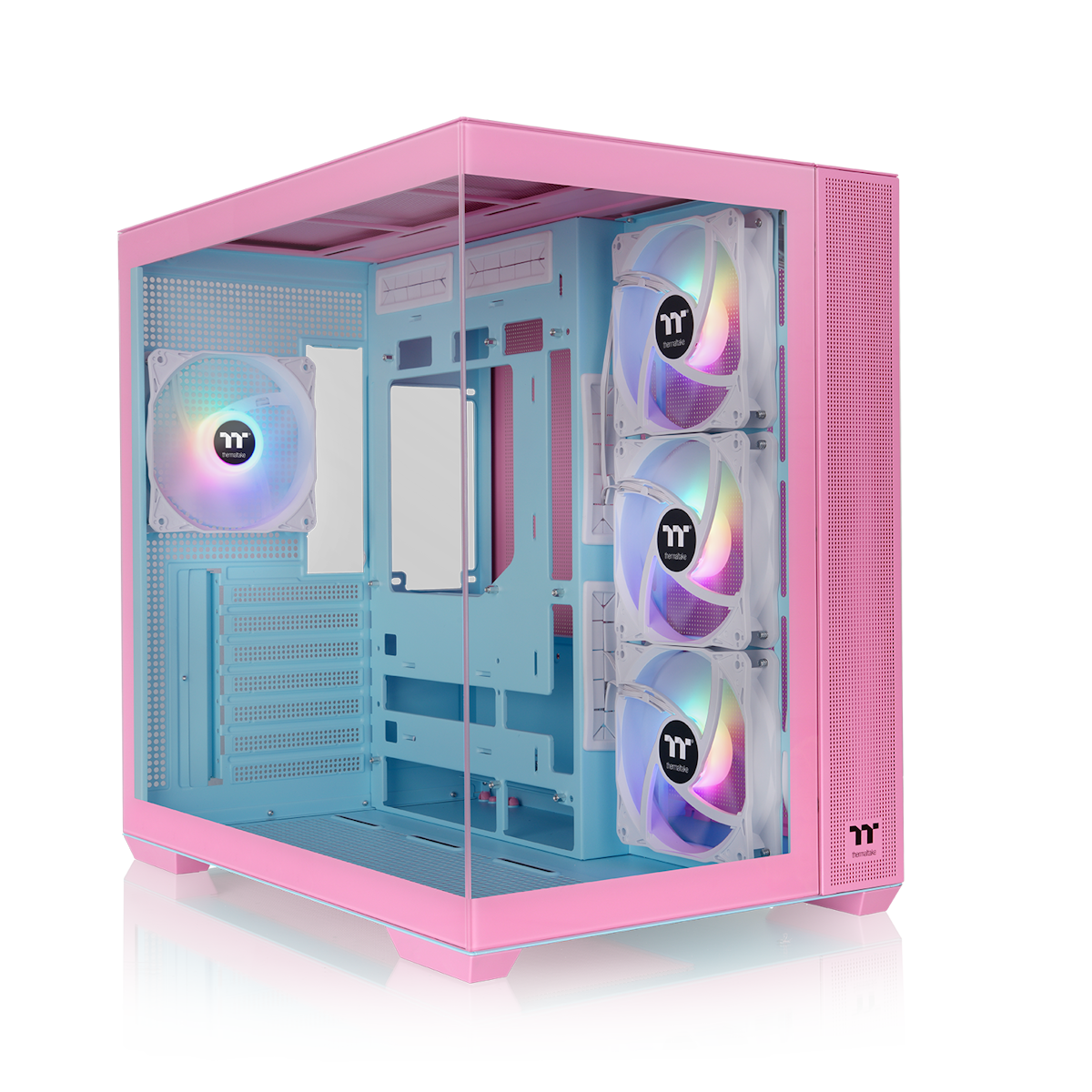 Bild von Thermaltake View 380 TG ARGB Bubble Pink | PC-Gehäuse