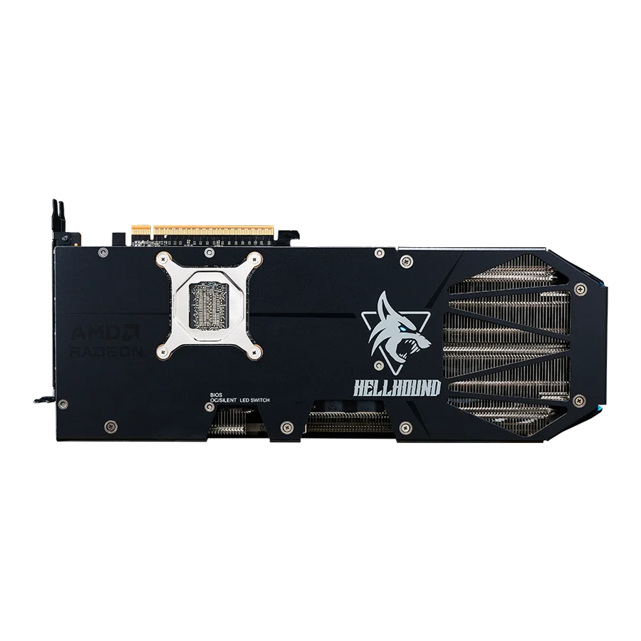 Bild von Powercolor Radeon RX 9070 Hellhound OC 16GB - 16GB GDDR6, 1x HDMI, 3x DP