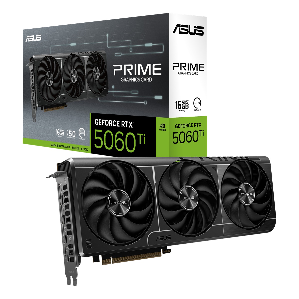 Bild von ASUS Prime GeForce RTX 5060 Ti 16G OC - 16GB GDDR7, HDMI, 3x DP