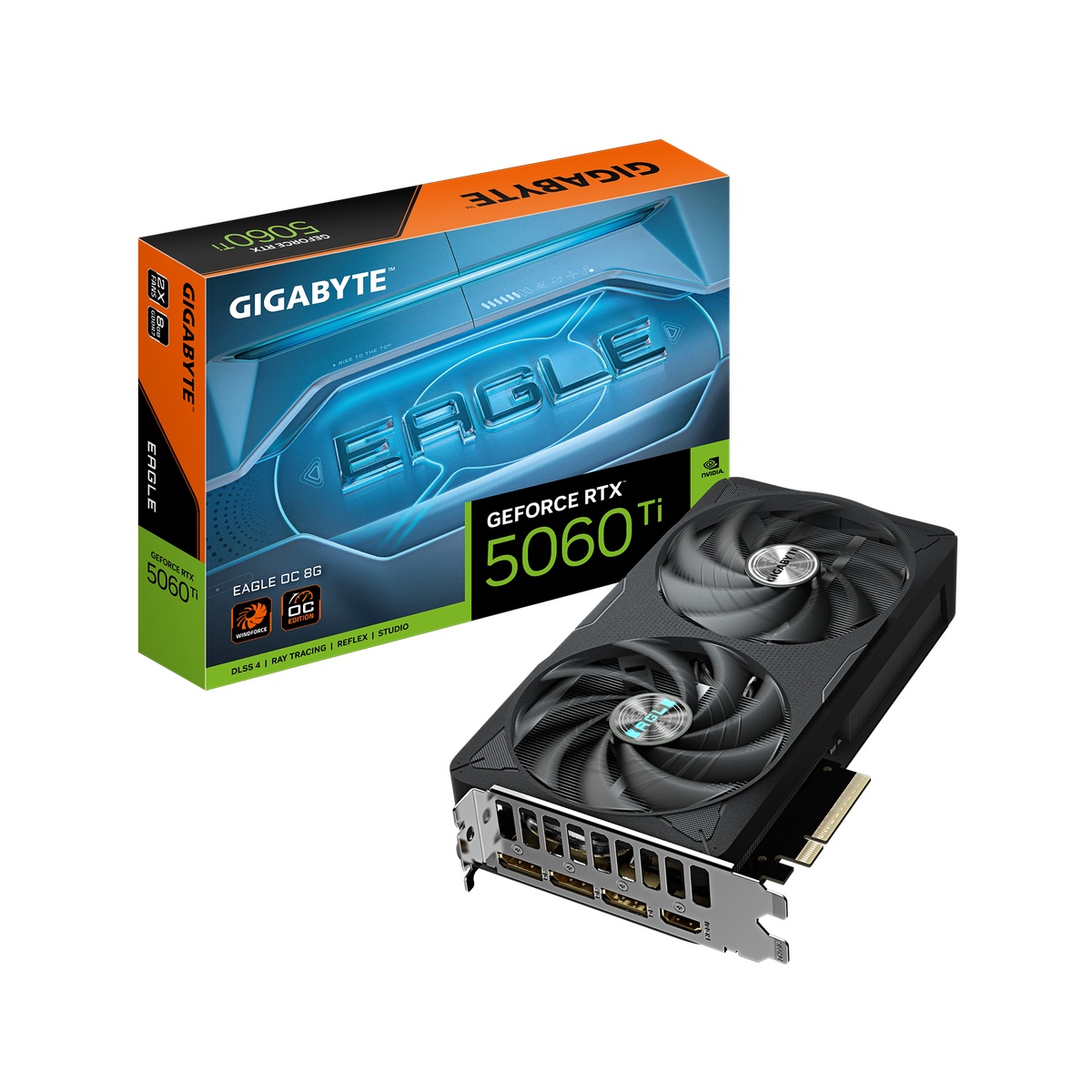 Bild von GIGABYTE GeForce RTX 5060 Ti Eagle OC 8G - 8GB GDDR7, HDMI, 3x DP