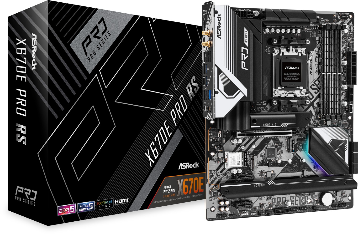 Bild von AsRock X670E Pro RS Mainboard Sockel AM5 B-Ware B-Ware
