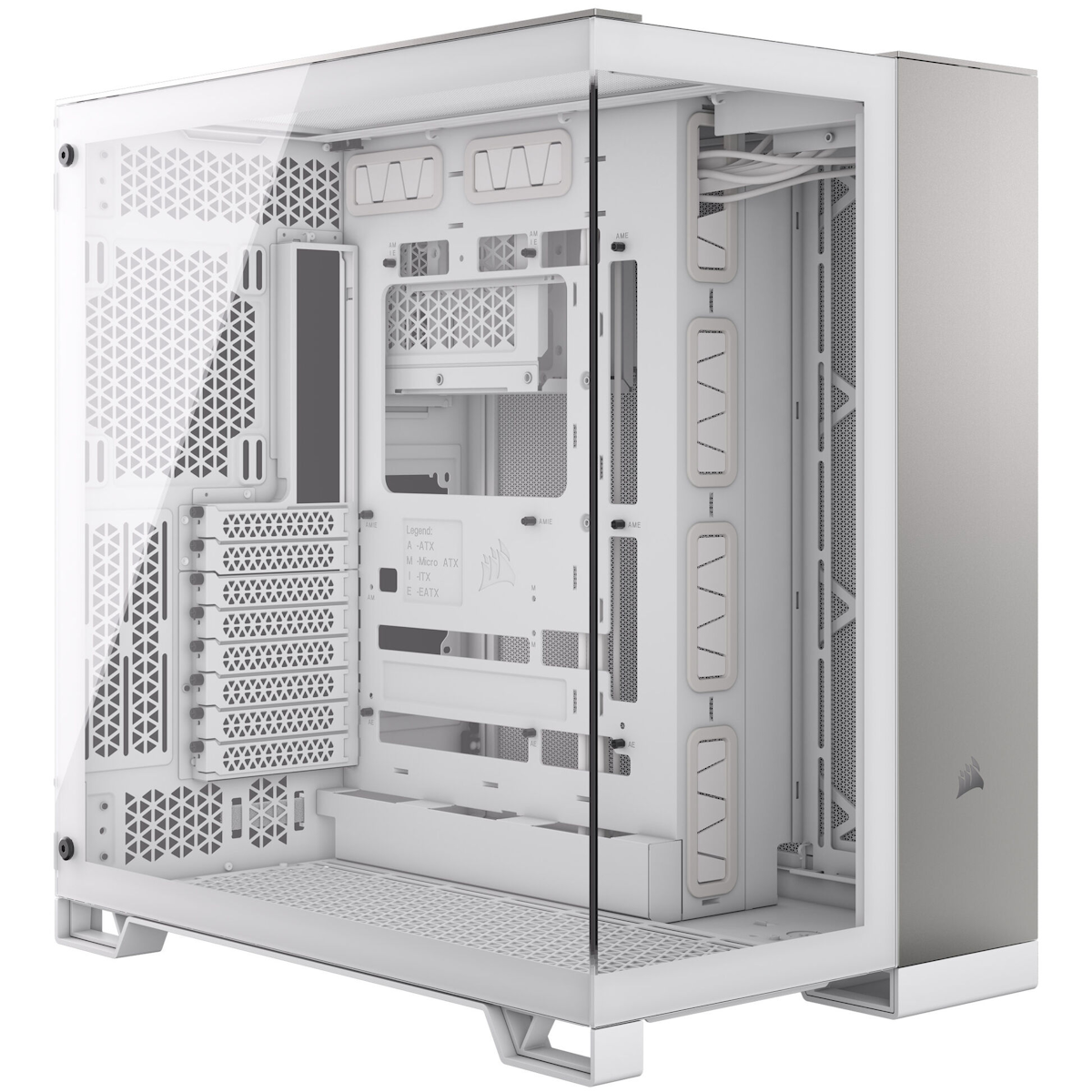 Bild von CORSAIR 6500X Aluminium weiß/grau | PC-Gehäuse B-Ware