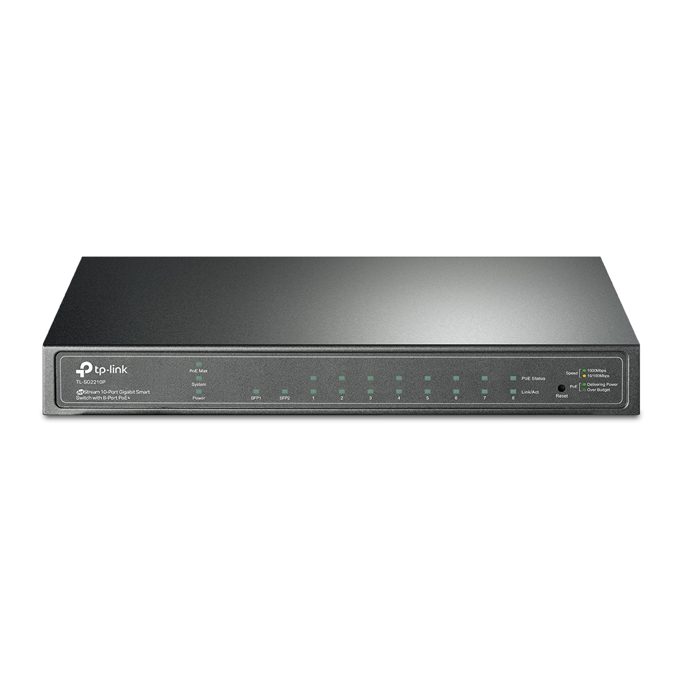 Bild von TP-Link SG2210P Smart Switch 8x Gigabit Ethernet PoE+, 2x SFP