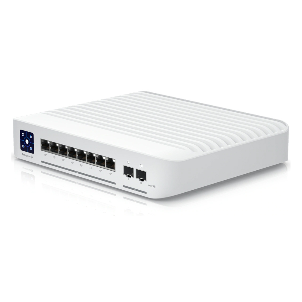 Bild von Ubiquiti Enterprise 8-Port PoE Managed Switch 8x 2.5 Gbit/s Ethernet (8x PoE+, max. 120W), 2x 10 Gbit/s SFP+