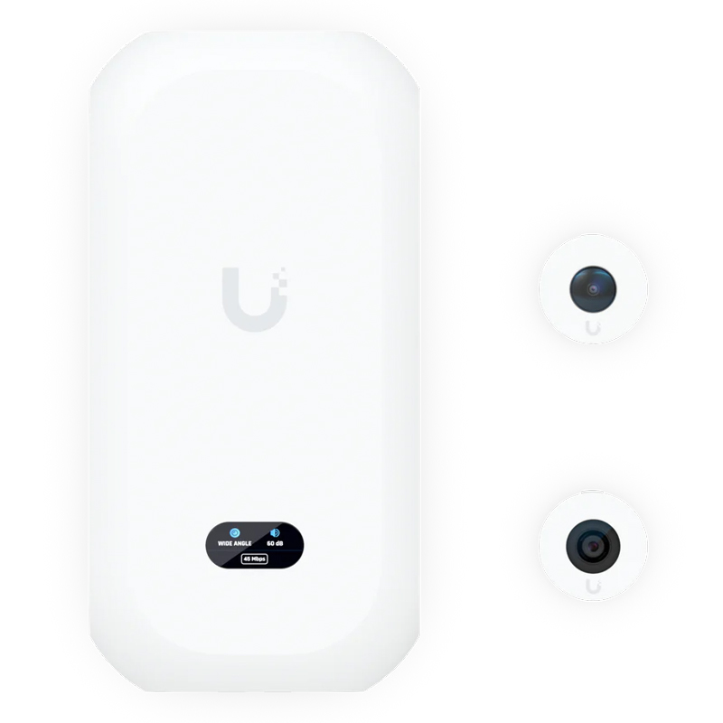 Bild von Ubiquiti AI Theta Nano Überwachungskamera Set 1x 8MP-Weitwinkel-Objektiv, 1x 12MP-Fisheye-Objektiv, 1x Hub