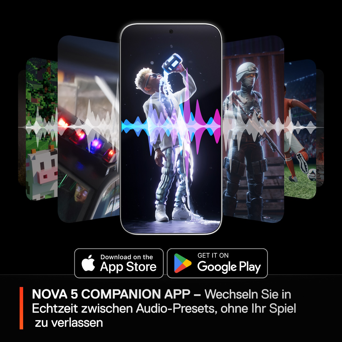 Bild von SteelSeries Arctis Nova 5 White kabelloses Gaming Headset für PC, Switch, PlayStation und Mobilgeräte, ClearCast 2.X Mikrofon, 60 Stunden Akkulaufzeit