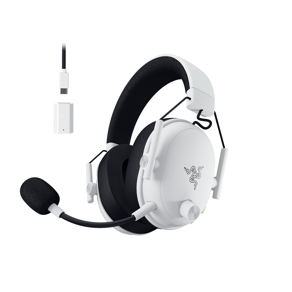 Bild von Razer Blackshark V3 kabelloses E-Sport Headset, weiß