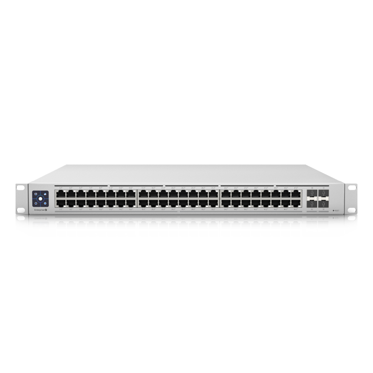 Bild von Ubiquiti USW-Enterprise-48-PoE Managed Switch B-Ware [48x 2.5 Gbit/s Ethernet PoE+, 720W, 4x 10 Gbit/s SFP+]
