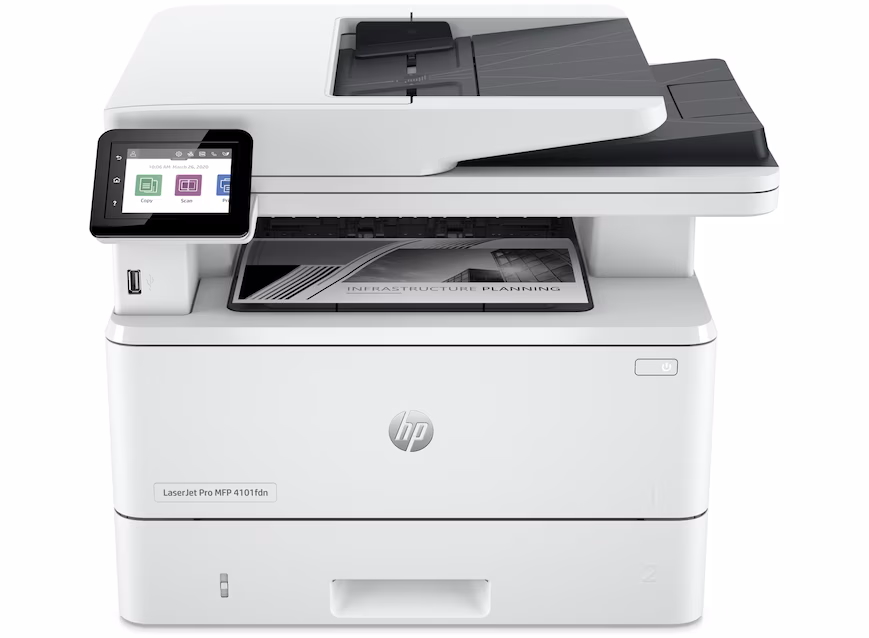 Bild von HP LaserJet Pro MFP 4102fdwe Multifunktionsdrucker Drucken, Scannen, Kopieren, Instant Ink