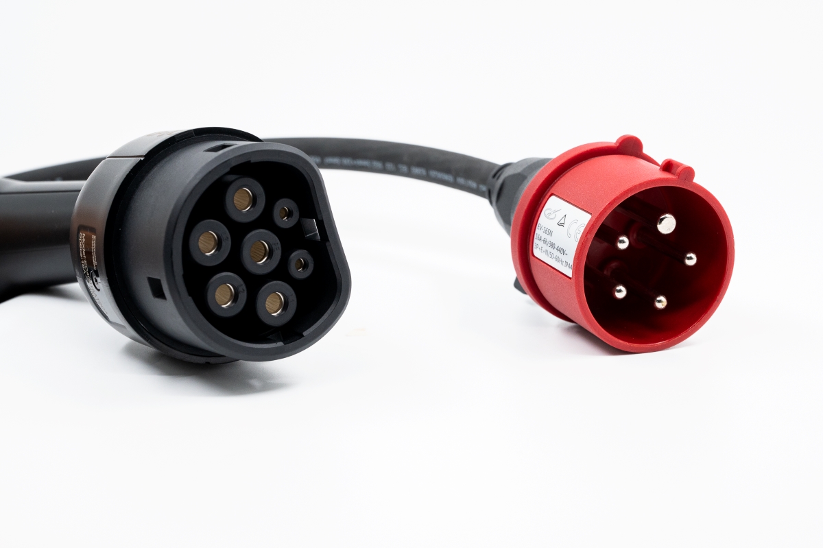 Bild von Shelly TopAC Portable EV Charger 11kW Tragbares Ladegerät für Elektroautos · WLAN · BT · EVE01-11R