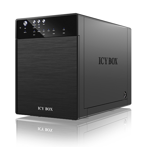 Bild von Icy Box Externes 4-fach JBOD Gehäuse für 4x 3,5" SATA