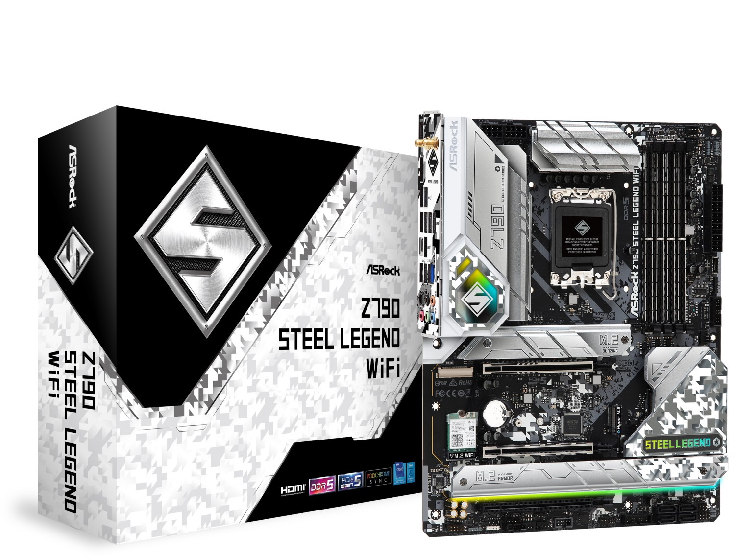 Bild von ASROCK Z790 STEEL LEGEND WIFI Mainboard