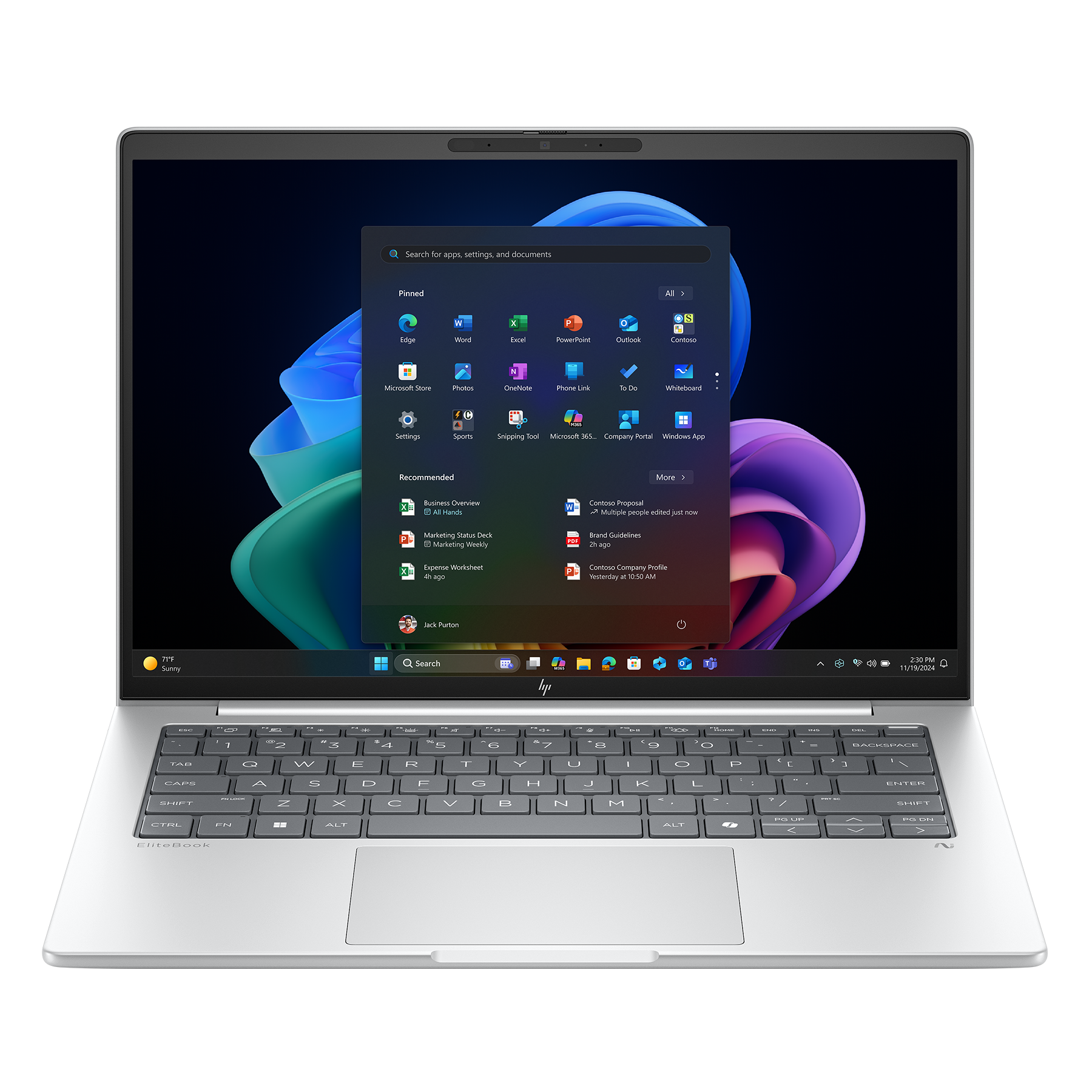 Bild von HP EliteBook 8 G1i 14 CT3W2ES 14,0" WUXGA IPS, Intel Core Ultra 7 258V, 32GB RAM, 1TB SSD, LTE/5G, Windows 11 Pro