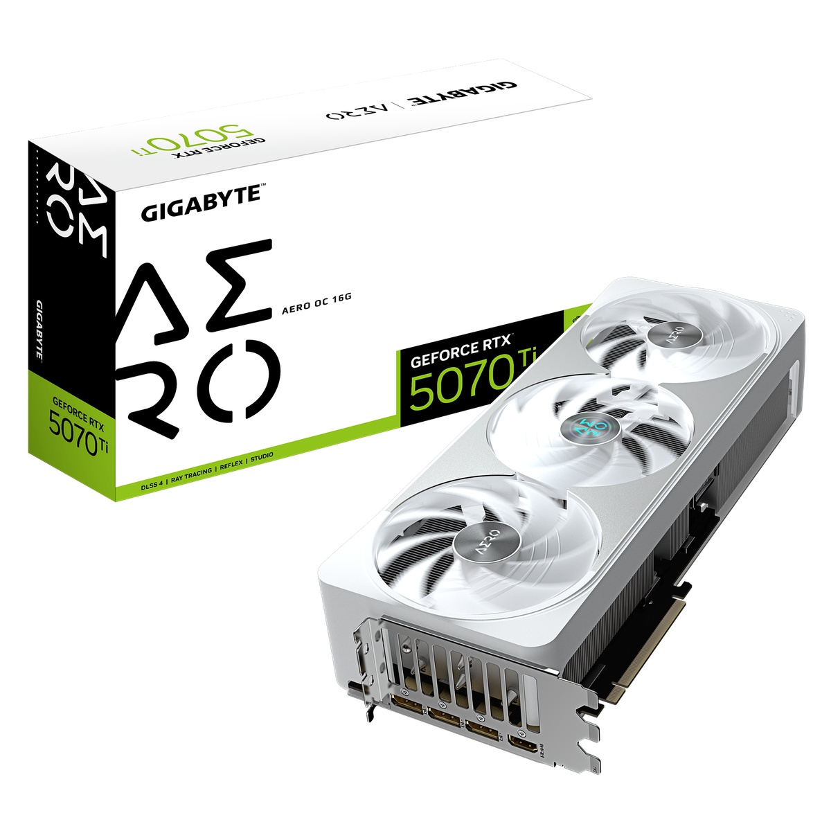 Bild von GIGABYTE GeForce RTX 5070 Ti Aero OC 16G - 16GB GDDR7, HDMI, 3x DP