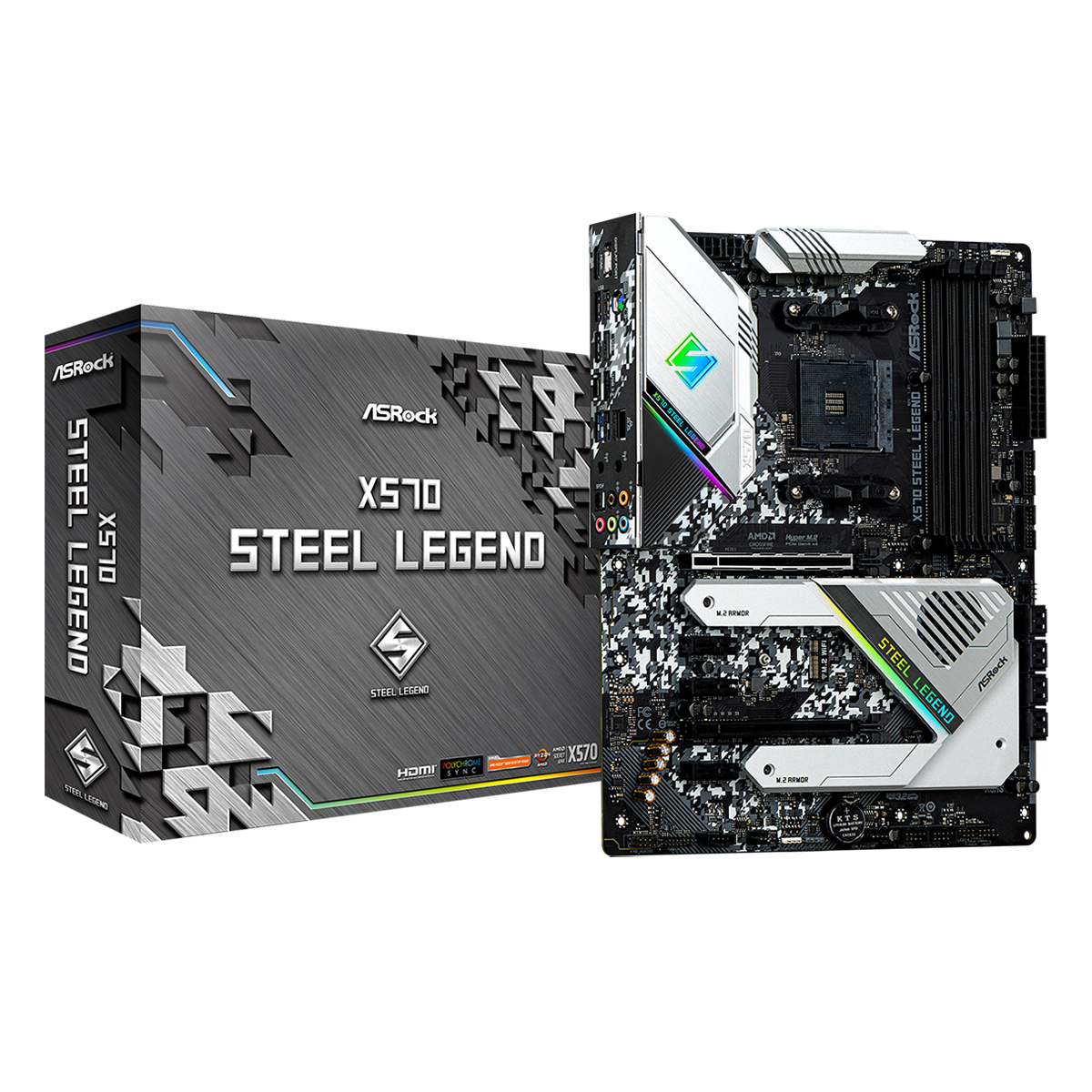 Bild von ASRock X570 Steel Legend Mainboard Sockel AM4 B-Ware