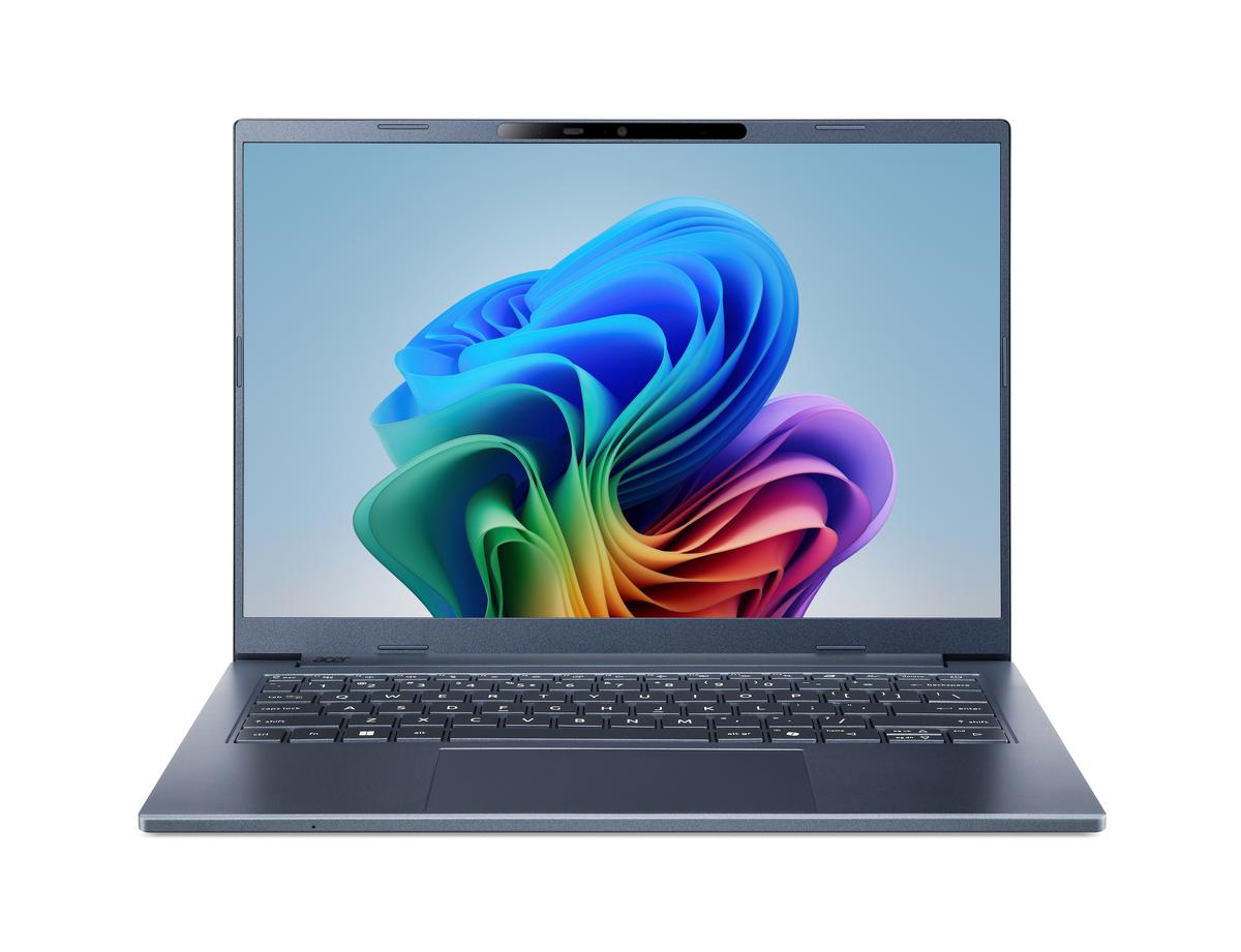 Bild von Acer Aspire 14 AI (A14-11M-X9PB) Copilot+ PC 14,0" WUXGA, IPS, 120Hz, Snapdragon X1-26-100 (45 TOPS), 16GB RAM, 512GB SSD, Windows 11