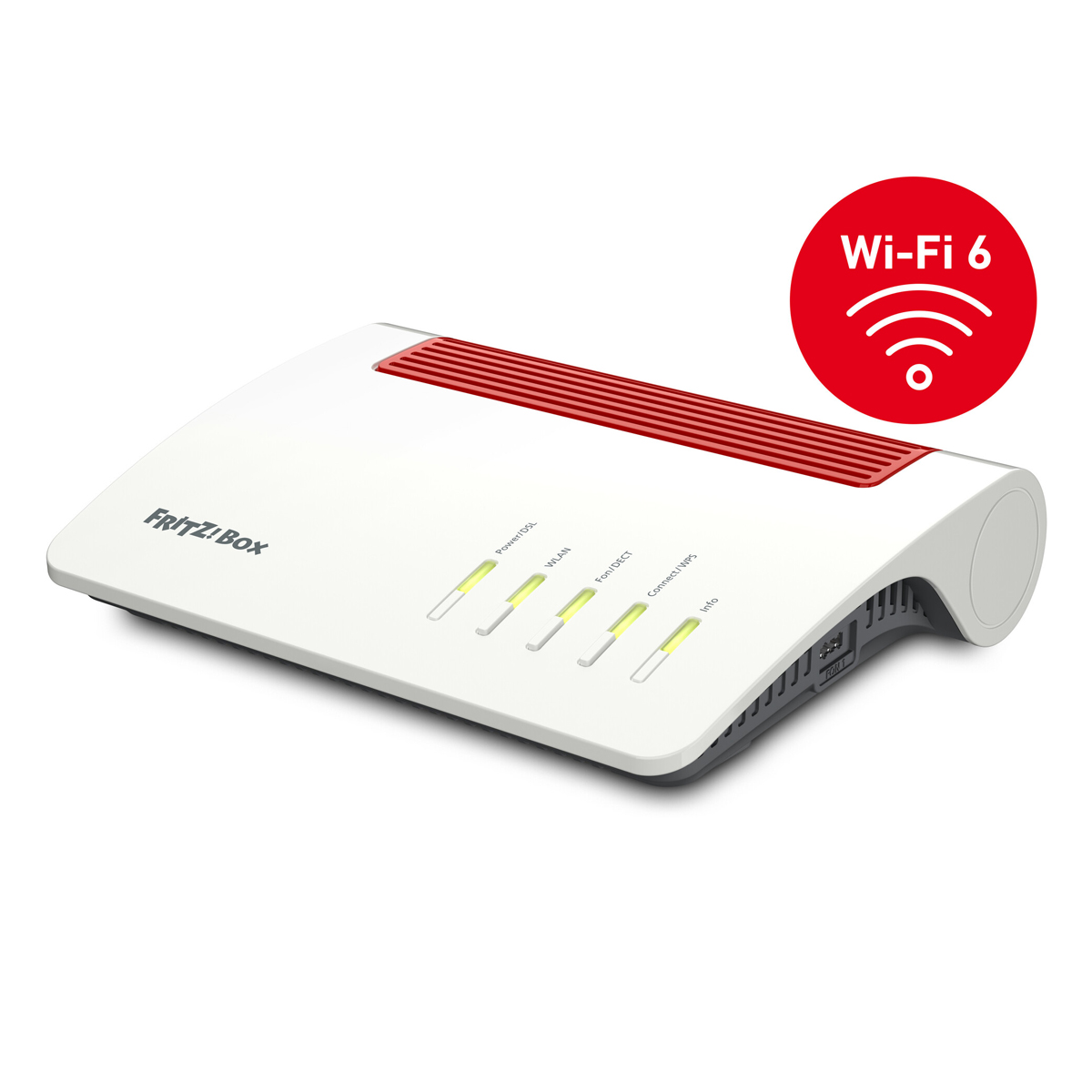 Bild von FRITZ!Box 7590 AX ohne ISDN WiFi 6 (WLAN AX) Router, Dualband, max. 3.600 Mbit/s, DSL-Anschluss