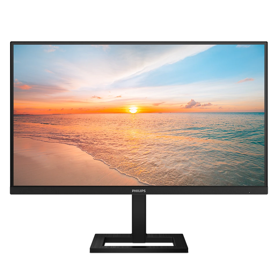 Bild von Philips 27E1N1900AE 27 Zoll Ultra HD Monitor, höhenverstellbar, Laustprecher, HDR10 (3840x2160, 60 Hz, 2x HDMI 2.0, USB-C (65W PD), USB Hub) schwar
