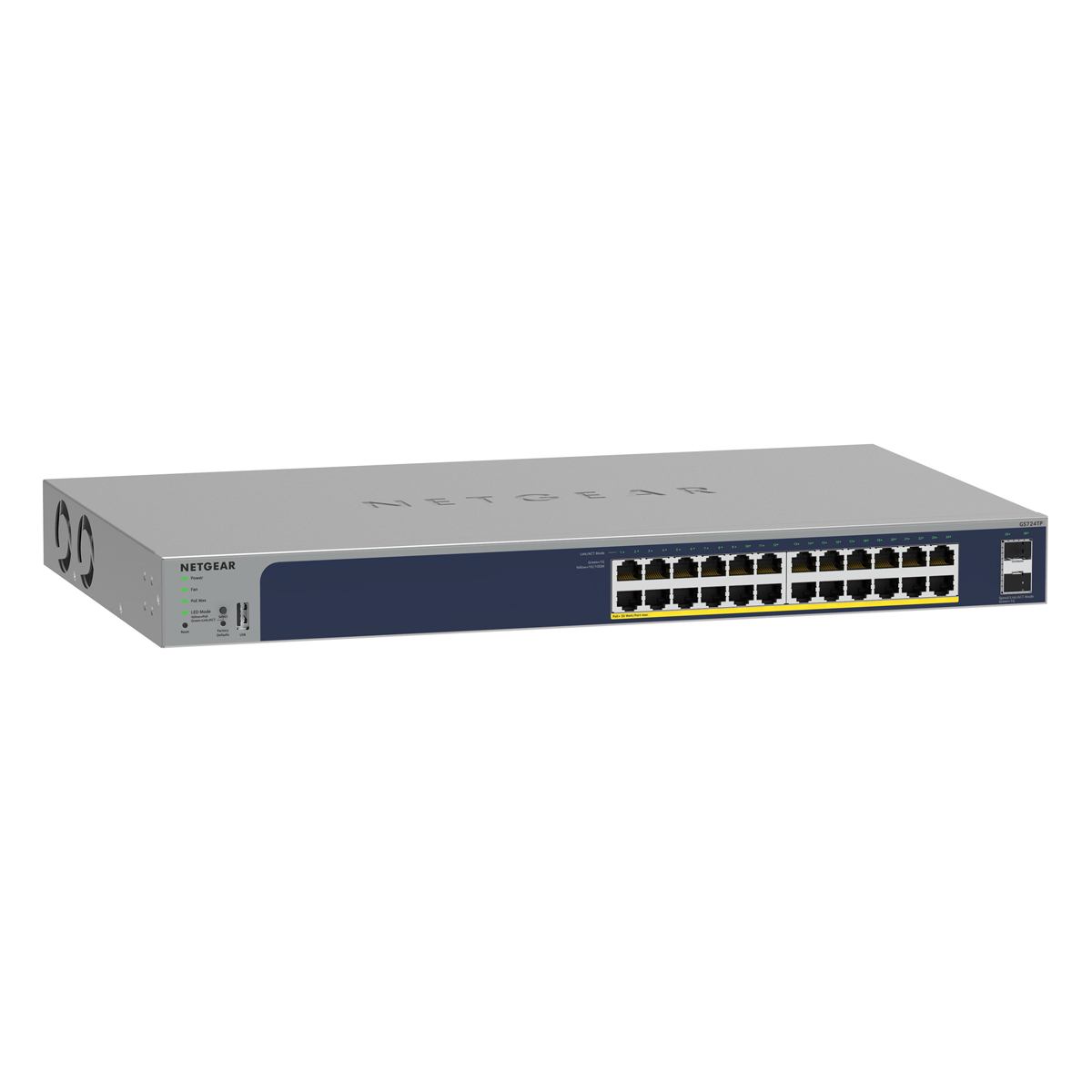 Bild von NETGEAR GS724TP Smart Managed Switch 24x Gigabit Ethernet (24x PoE+, max. 190W), 2x 1 Gbit/s SFP