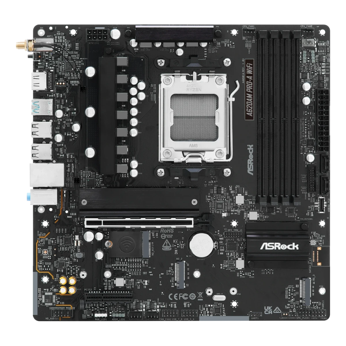 Bild von ASRock A620AM Pro-A WiFi Mainboard