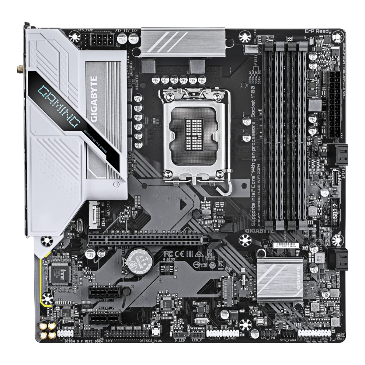 Bild von GIGABYTE B760M Gaming Plus WIFI DDR4 Mainboard