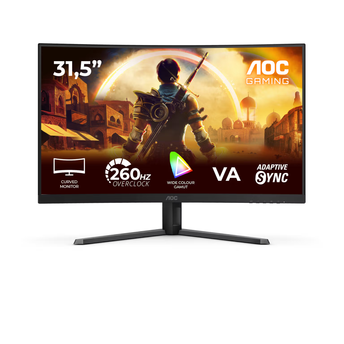 Bild von AOC C32G42ZE 32 Zoll - Curved Gaming Monitor VA Panel, FHD, 240 Hz, 0,5 ms, HDR10, HDMI, DP