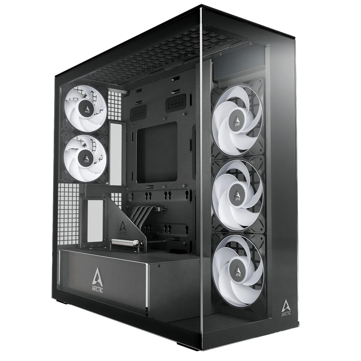 Bild von ARCTIC Xtender VG Black Clear Glass | PC-Gehäuse