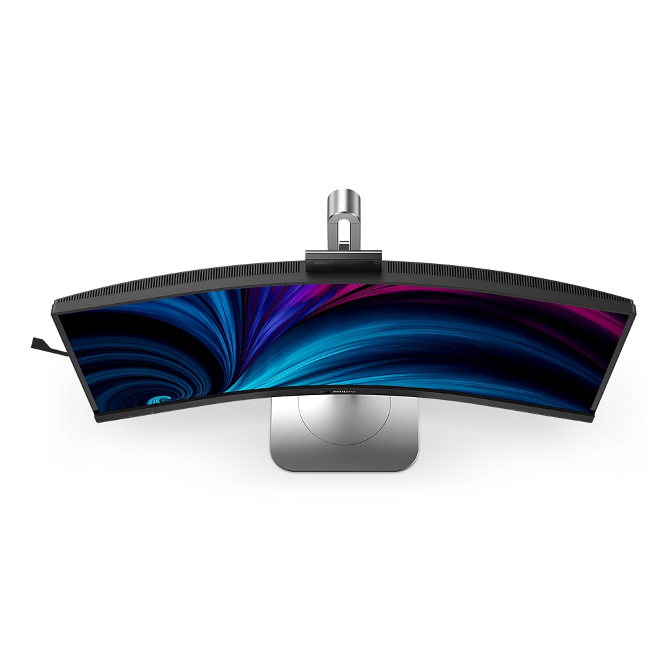 Bild von Philips 34B2U6603CH 34 Zoll WQHD Curved Monitor, höhenverstellbar, Lautsprecher, 5 MP Webcam, Noise Cancellation, HDR400 (3440x1440, 120 Hz, 2x HDMI