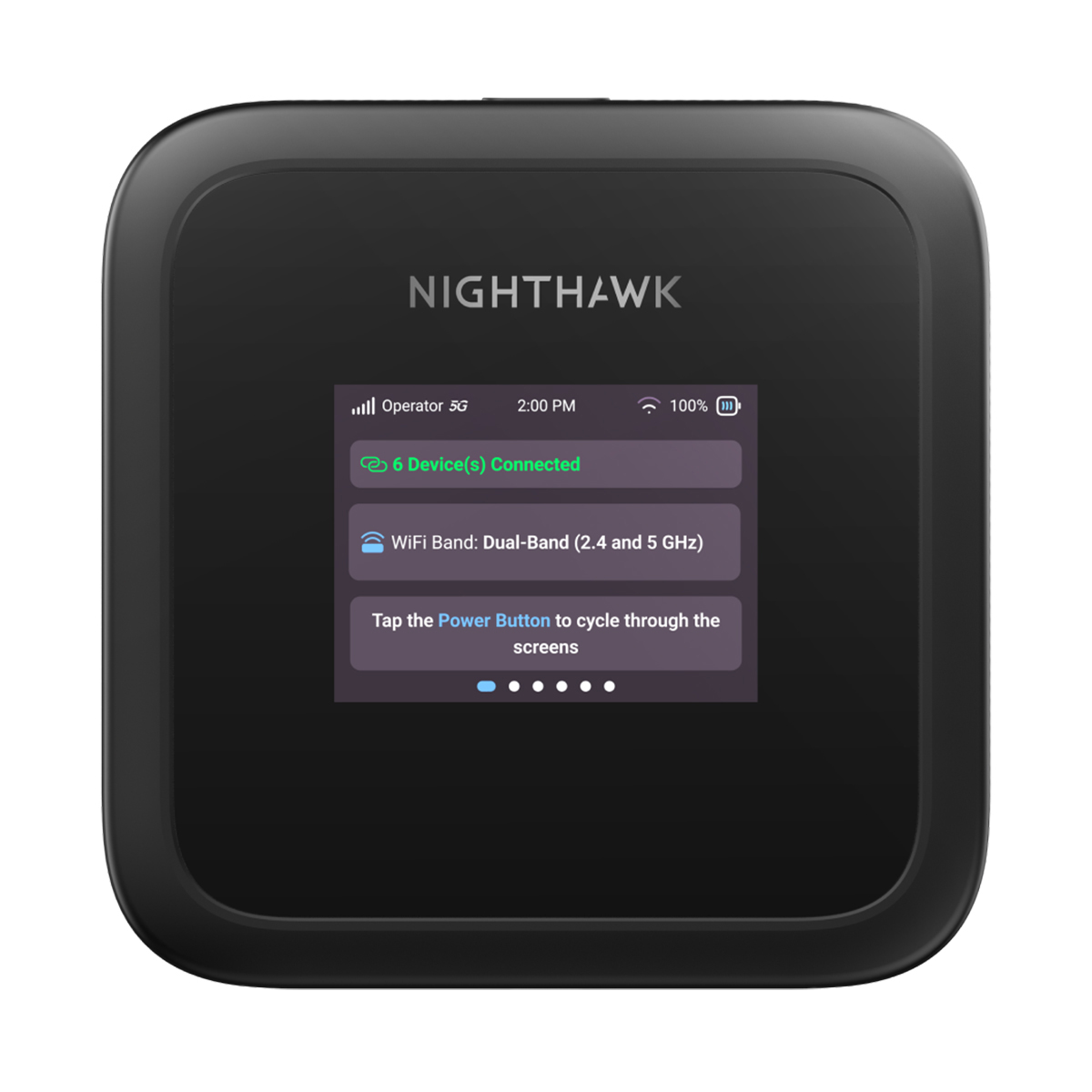 Bild von NETGEAR Nighthawk M3 Mobiler Hotspot 5G bis zu 2,5 Gbit/s, WiFi 6 (WLAN AX) bis zu 3,6 Gbit/s