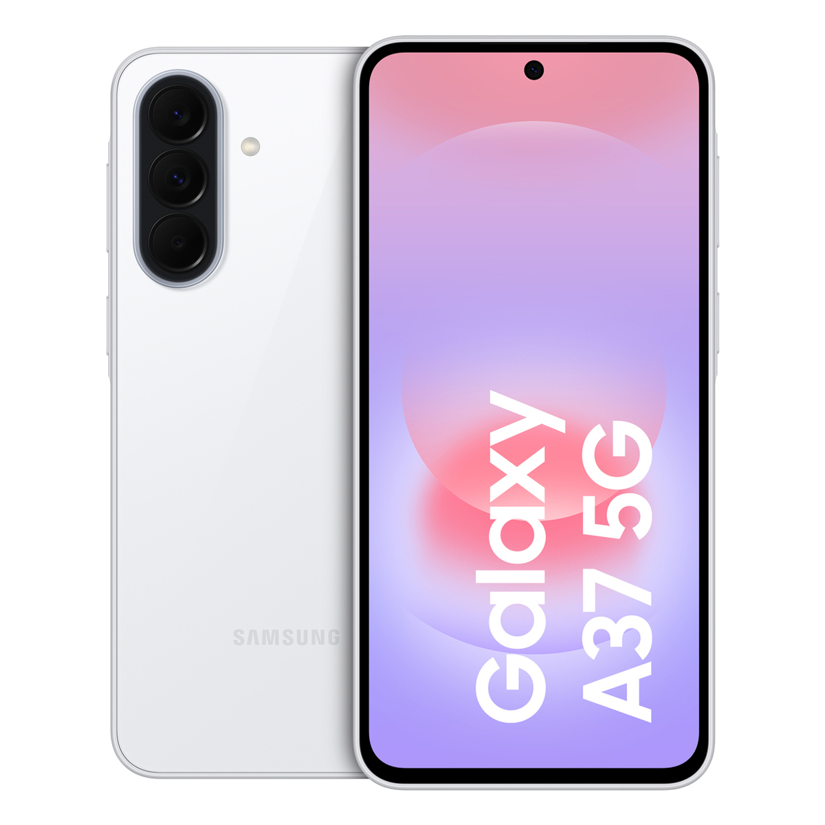 Bild von Samsung Galaxy A37 5G 128GB Awesome White EU 17,01cm (6,7") OLED Display, Android 16, 50MP Triple-Kamera