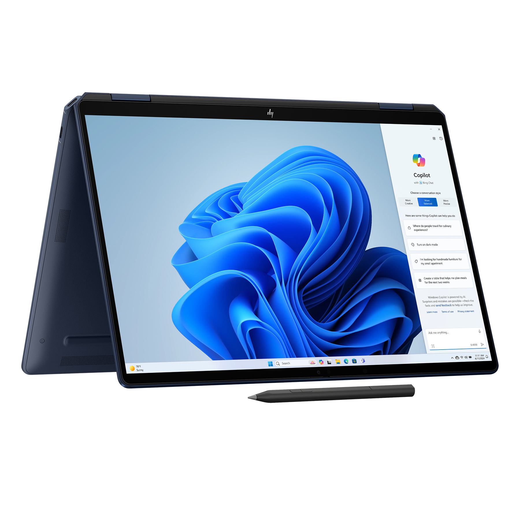 Bild von HP OmniBook Ultra Flip 14-fh0172ng inkl. HDMI Adapter & Pen