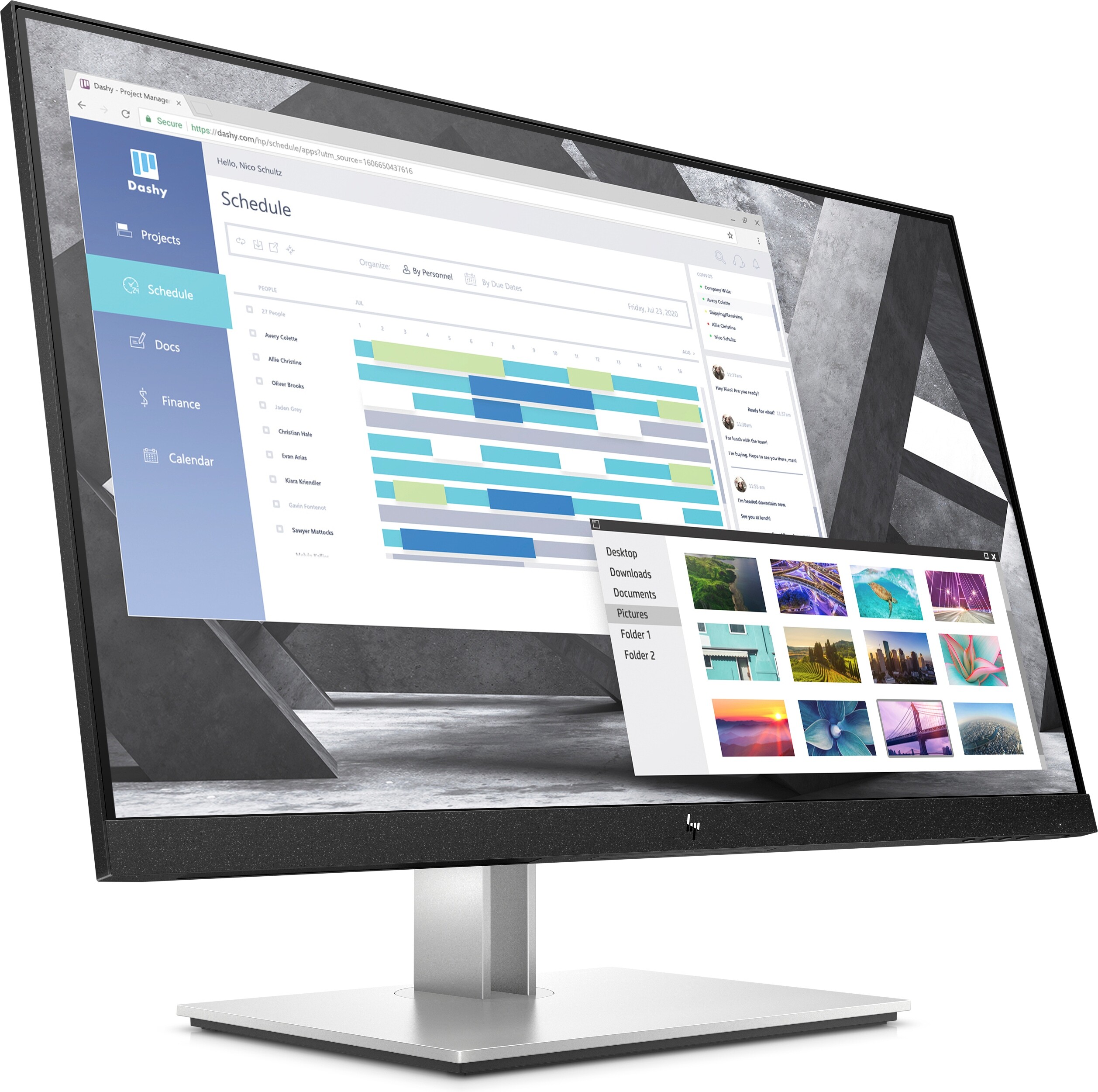 Bild von HP E27q G4 - IPS-Panel, QHD, Pivot, DisplayPort, HDMI