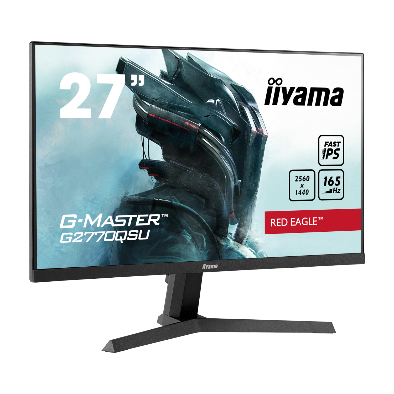 Bild von Iiyama G-Master G2770QSU-B1 Gaming Monitor - QHD, 165Hz, USB-Hub