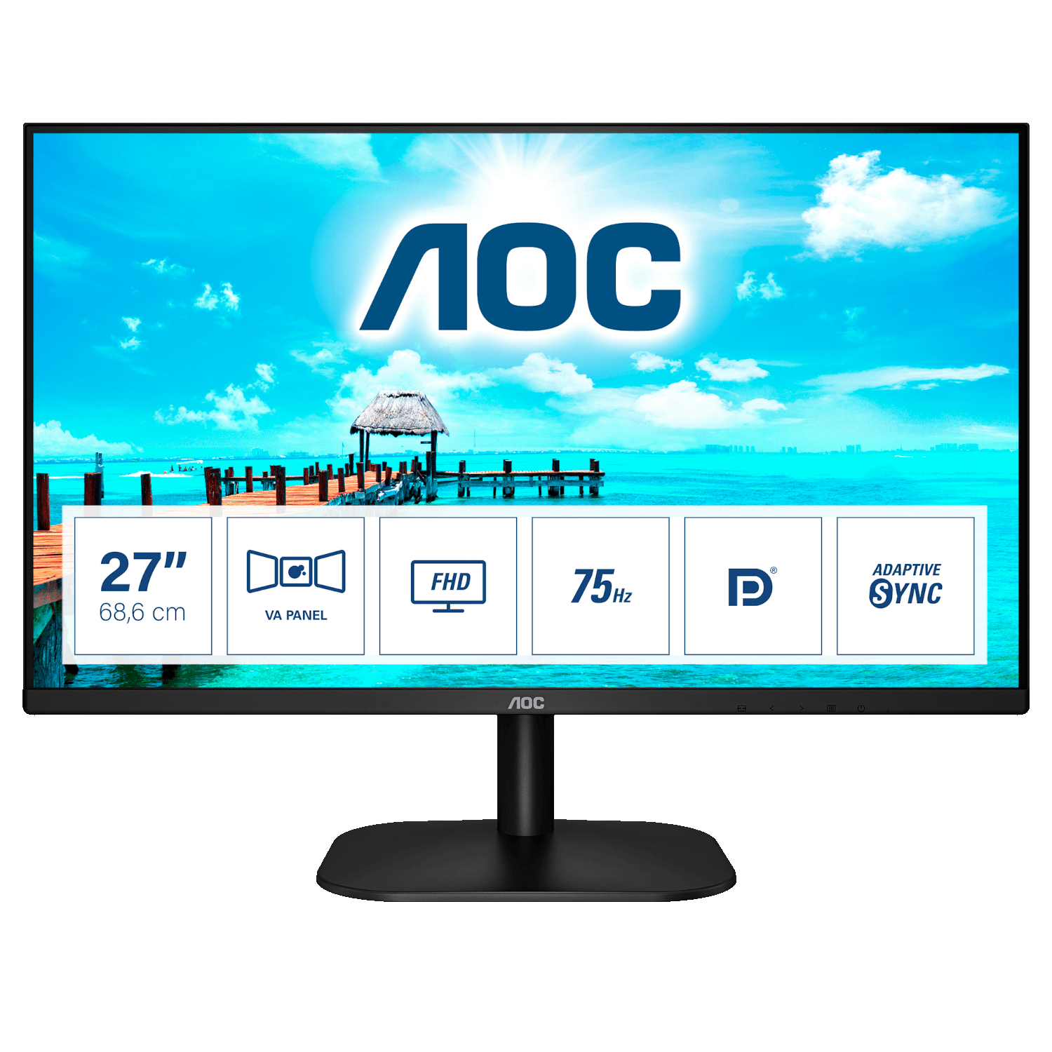 Bild von AOC 27B2QAM Full HD Monitor - Lautsprecher