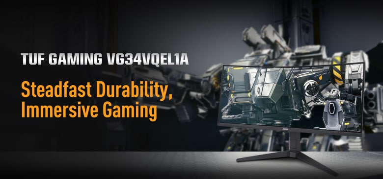 ASUS TUF Gaming VG34VQEL1A Curved Monitor - 100Hz, USB-Hub_1
