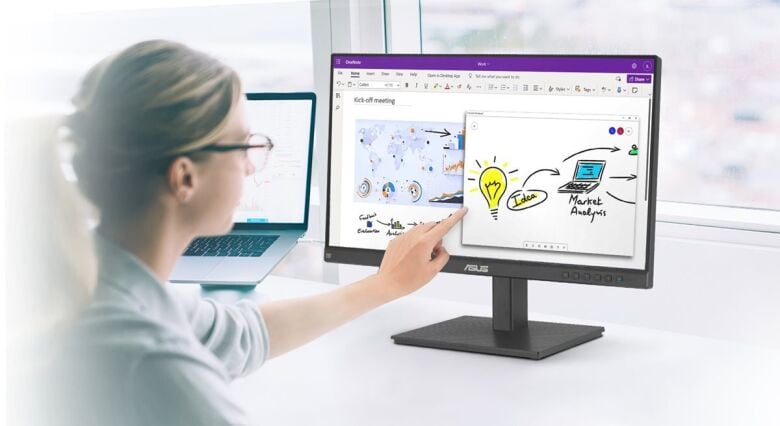 ASUS BE24ECSBT Business Monitor - Touchscreen, Pivot, USB-C_2