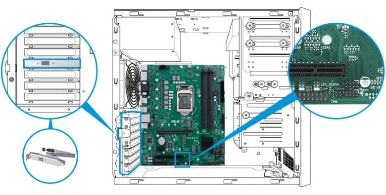 ASUS Pro B760M-CT-CSM Mainboard Sockel 1700_2