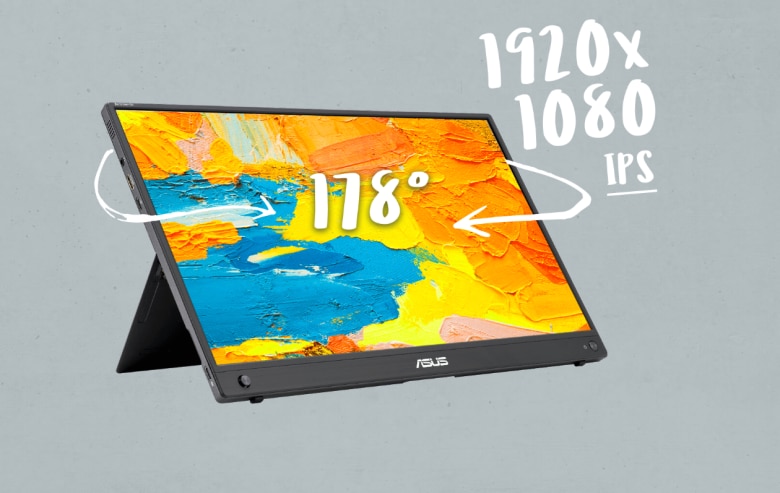 ASUS ZenScreen MB166C Mobiler Monitor - IPS, Full-HD, USB-C_6
