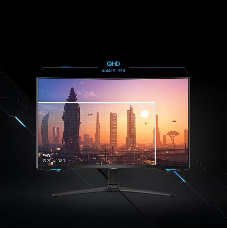Samsung Odyssey G6 S27BG650EU Gaming Monitor - QHD, 240 Hz, USB_6