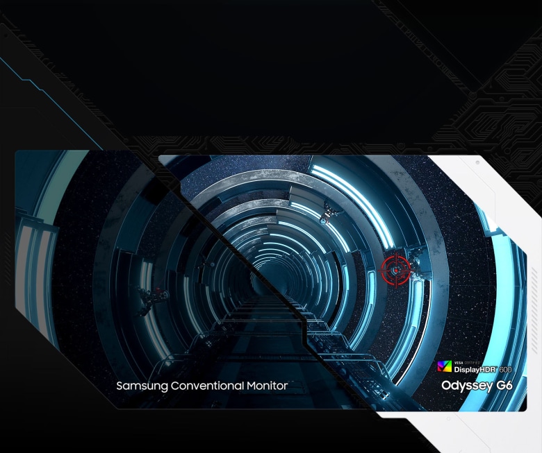 Samsung Odyssey G6 S27BG650EU Gaming Monitor - QHD, 240 Hz, USB_7