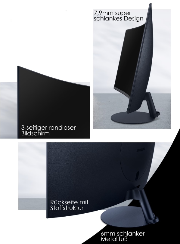 Samsung S27C390EAU Curved Monitor - Full-HD, AMD FreeSync_3
