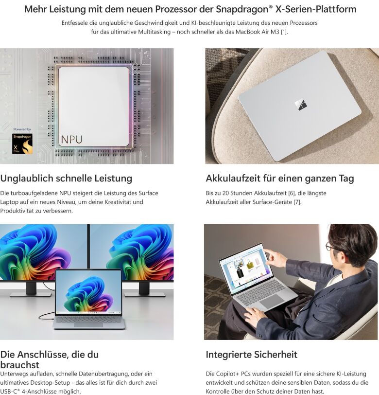 Microsoft Surface Laptop Copilot+ PC 13,8 Zoll - 16GB - 512GB_7