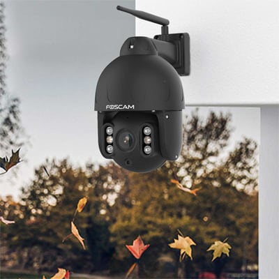 Foscam SD8P WLAN Überwachungskamera Schwarz_5