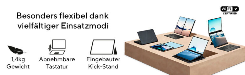 ASUS Zenbook Duo – Flexibilität