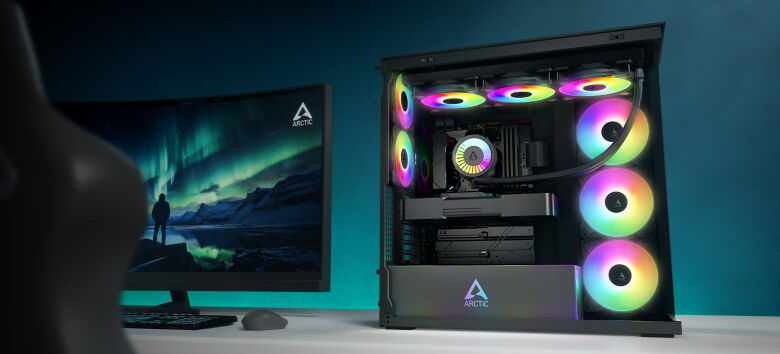 ARCTIC Xtender Mirror Black | PC-Gehäuse_1