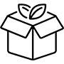 Icon nachhaltige Verpackung