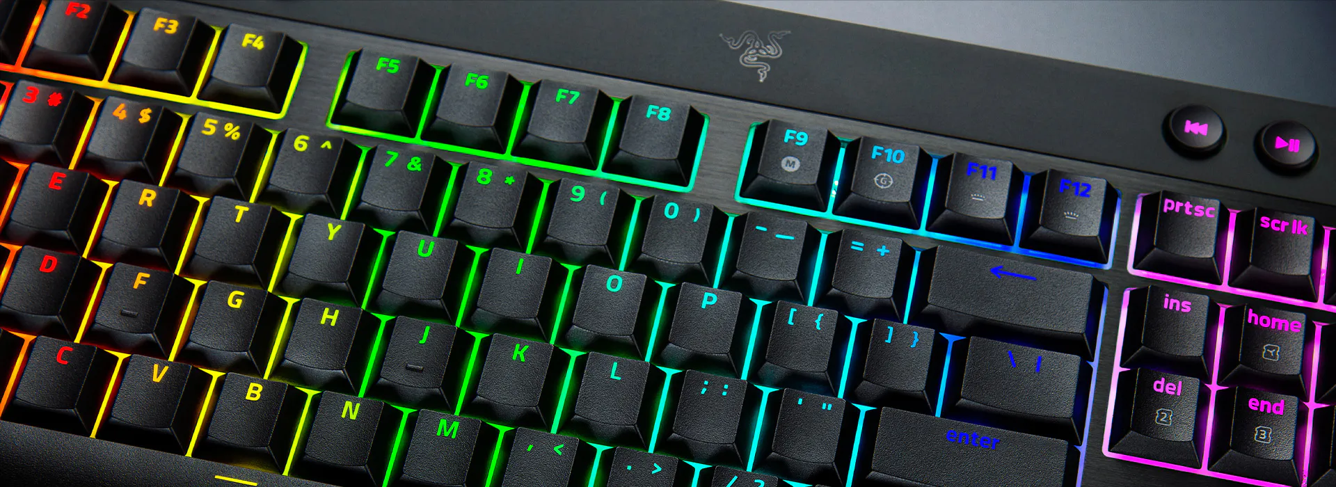Razer Blackwidow V4 Low Profile Orange Switches_10