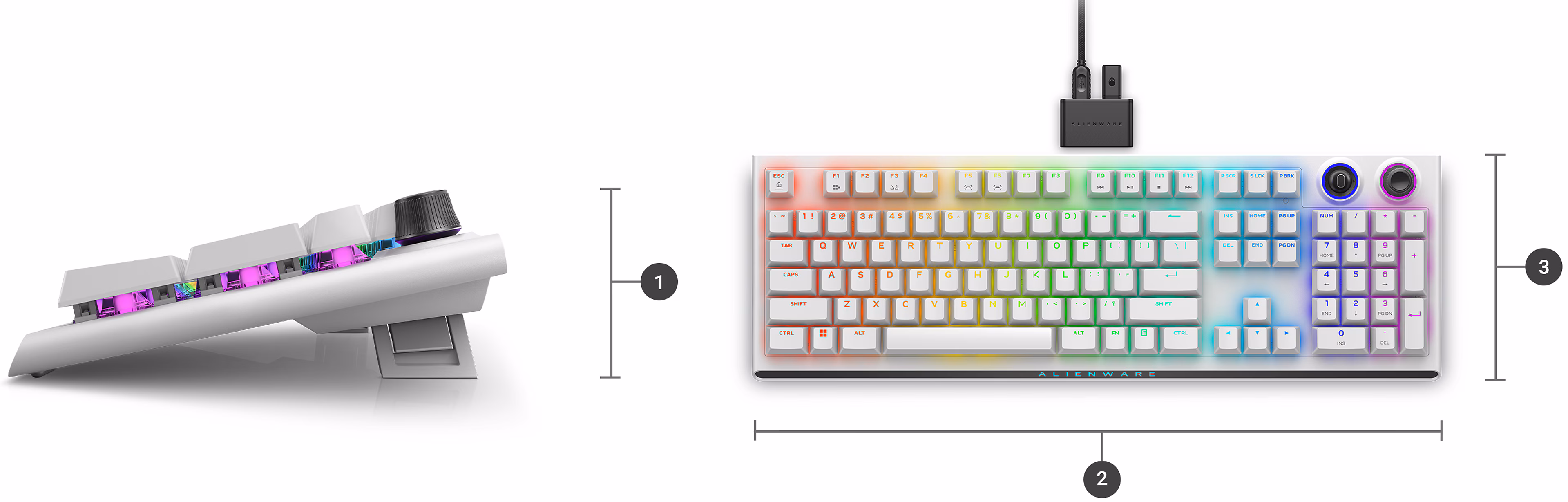 Alienware Tri-Mode Wireless Gaming Keyboard - AW920K_9