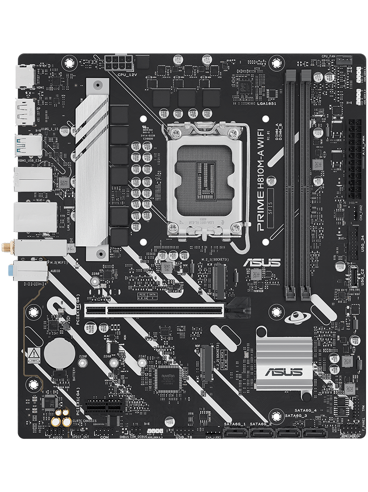 ASUS Prime H810M-A WIFI Mainboard Sockel 1851_4