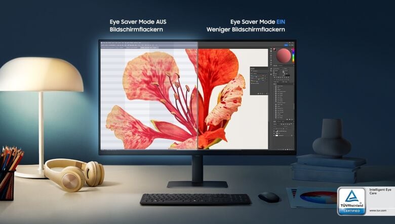 Samsung S24D600UAU Office Monitor - QHD, Höhenverstellung, USB-C_9